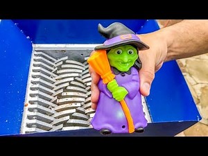 WITCH GETS SHREDDED! COOL EXPERIMENT