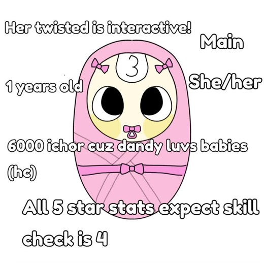 Baby oc #dandyworld #dandysworldoc #dw #oc #trend | dandy's world oc