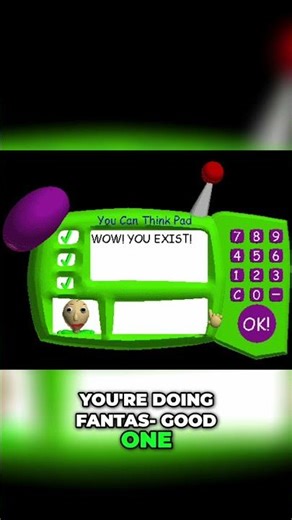 Math Test Goes Wrong! Baldi Chases You With A Prize #shorts