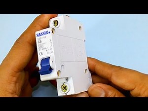 how to single pole MCB connection , m c b connection