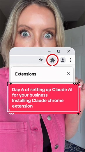 This is Day 6 of setting up Claude AI for your real estate business. The Claude desktop app and the Claude Chrome extension are two different things. The desktop app opens Claude on your computer. The Chrome extension lets Claude work beside you while you are working on a website. Here is exactly how to install it: 1. Get on your laptop. 2. Open Google Chrome. 3. Open this link: https://chromewebstore.google.com/detail/claude/fcoeoabgfenejglbffodgkkbkcdhcgfn 4. Click Add to Chrome. 5. Click Add