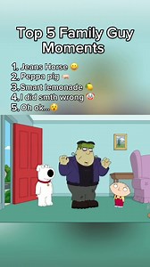 211K views · 6.5K reactions | Top 5 Family Guy Moments #familyguy #familyguyclips #petergriffin #joeswanson #stewiegriffin #quagmire | Sarcasm Central | Facebook