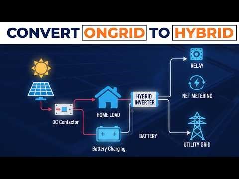 Convert On-Grid Solar to Hybrid? ⚡ Complete Guide