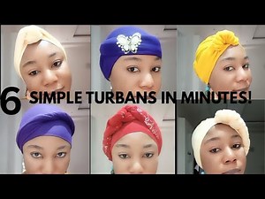 EASY TURBAN TUTORIALS, SIMPLE EVERYDAY TURBAN STYLES FOR BEGINNERS