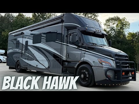 "Black Hawk" | Luxury Custom Super C Motorhome, Renegade RV Explorer 45ERB