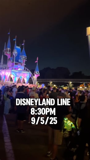 ✨ Kel Warner ✨ on Instagram: "The lines to scan into Disneyland and California Adventure tonight are SO LONG 😳🔥 So many Disney fans all trying to get in at once… this is next-level patience testing 😂🏰 🎢 #Disneyland #CaliforniaAdventure #DisneylandLines #DisneylandTonight #DisneyParks"