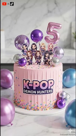 I Made K-Pop Themed Demon Hunter Cakes