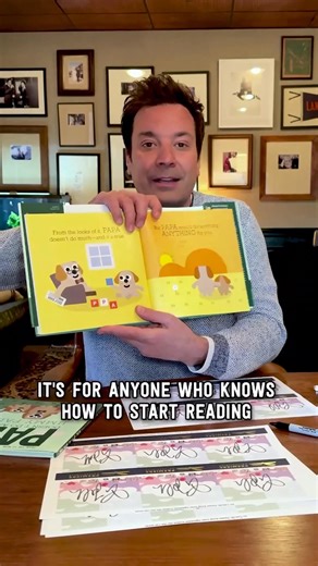 Get a signed copy of my book for that special PAPA in your life. Autographed copies are limited! Order now while they are still in stock! | Jimmy Fallon | Facebook