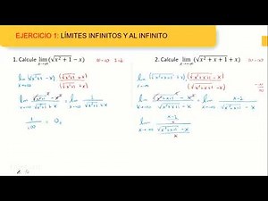 LIMITES INFINITOS Y AL INFINITO EJERCICIO 1A