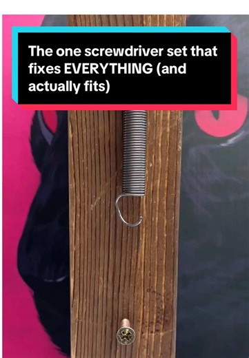 The one screwdriver set that fixes EVERYTHING (and actually fits). #ToolTok #DIY #FixIt #HomeImprovement #TikTokMadeMeBuyIt