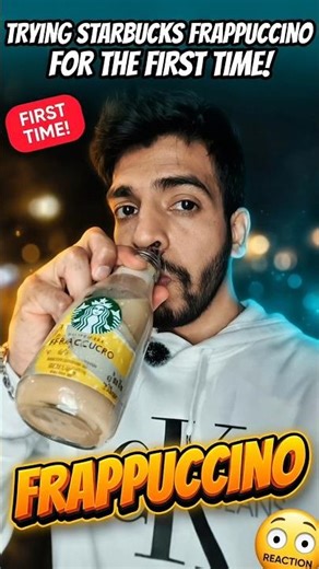 Trying Starbucks Frappuccino For The First Time ☕ Honest Review #starbucks #nobodynoticed #fyp