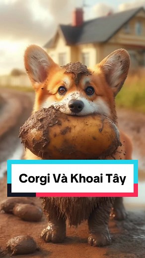 Corgi và Khoai Tây #BongBeBe #giaitri #vuive #cutedog #corgi