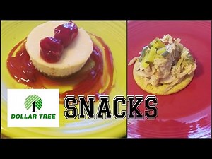 Dollar Tree Meal (Chicken Salad and Mini Cheesecakes)