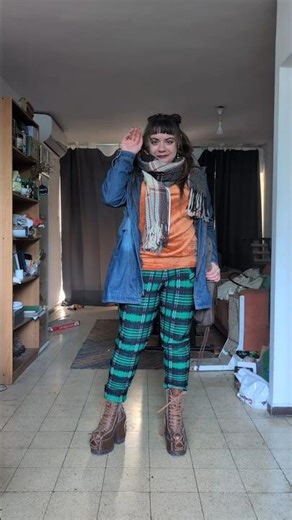 Plush and tartan fit