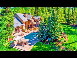 Luxurious mansion in Colorado in the Vail Valley for $8,500,000. House tour.