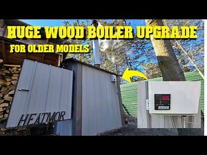 Heatmor Wood Boiler with PID Controller upgrade! #diy #woodboiler #energyefficiency