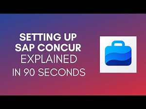 How To Set Up SAP Concur? (2024)