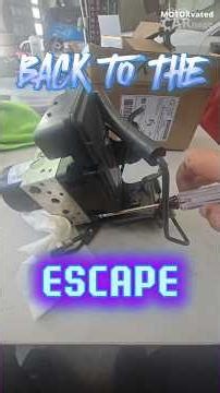 BACK TO THE ESCAPE! Abs module is out, time for module swap out #automobile #cars #mechanic #auto