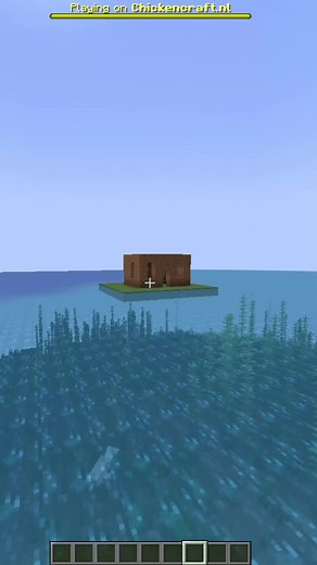 i found this player fishing in the ocean and i gave him this.. #chickencraft #mcpe #bedrock #survival #lifestealsmp #fy