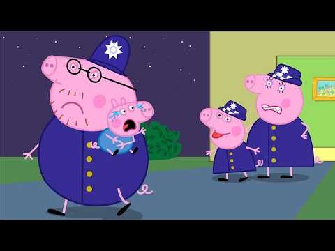 Daddy Pig Police! George Is Not a Naughty Baby | Peppa Funny Animation