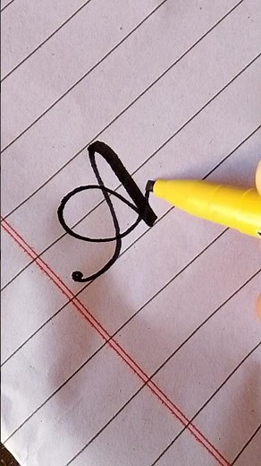 Beautiful Calligraphy Letter a | Easy Handwriting Tutorial for Beginners #CalligraphyLetterA#LetterA