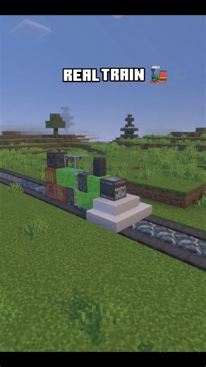 working train 🚂.. try now. #minecraft #mctutorial #minecraftgameplay #gaming