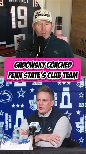 “We had guys that came to Penn State to play club hockey, they’re playing the Big Ten in Pegula Ice Arena sold out.” Guy Gadowsky took some of his club hockey players once @pennstatemhky went D1 and they were LOVING it. | Spittin' Chiclets