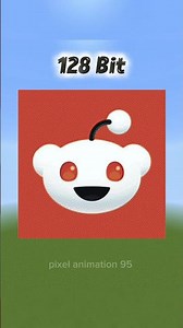 Minecraft 1-Bit to 128-Bit Pixel Art 15🔥 #LogoDesign #GamingLogo #Shorts #LogoEditing #jaishreeram