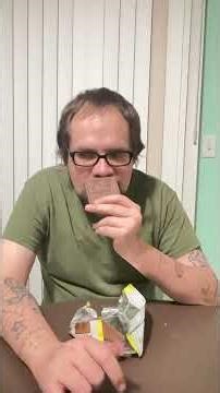 trying SpongeBob candy bar