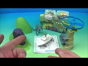 2000 GODZILLA THE SERIES SET OF 4 CARL'S Jr HARDEE'S COOL COLLECTION VIDEO REVIEW
