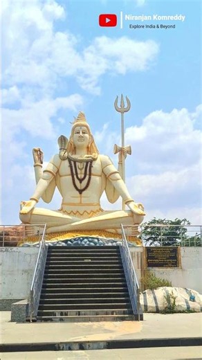 🕉️ Massive Lord Shiva Statue | Divine Shiva Darshan 🙏