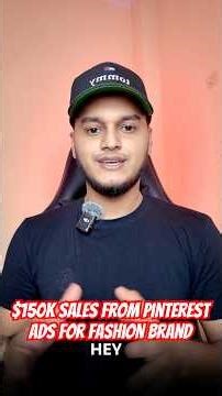 $150k Sales From Pinterest Ads For Fashion Brand