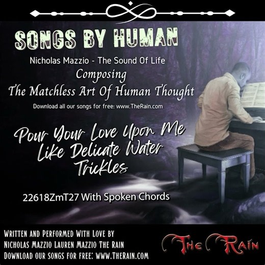 Q4 Jan5 0x 22618ZmT28 Pour Your Love Upon Me Your Delicate Words Like Waters Trickle spoken chords p