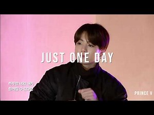 Just One Day (Live) - BTS - ENG SUB