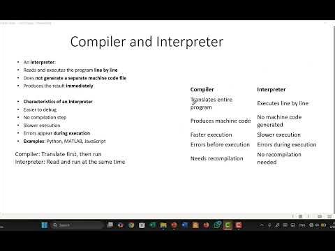Lecture 1 : Introduction to Compilers and Interpreters