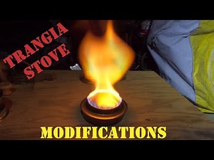 Trangia Spirit Burner modifications