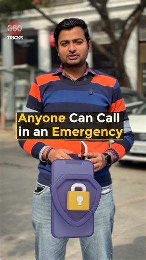 Anyone can call in an Emergency #shorts #android #sos #emergency #tipsandtricks #howto #techtips