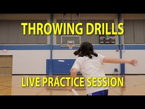 Ultimate Frisbee Throwing Drills | Live Practice Session