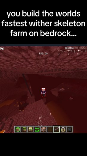 Build the Fastest Wither Skeleton Farm in Minecraft Bedrock