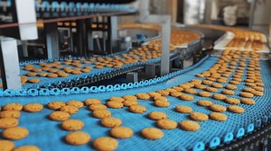Industrial Food Factory Bakery Cookies On Stock Footage Video (100% Royalty-free) 3514669213 | Shutterstock