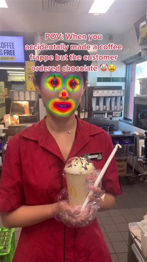 Accidentally Made Coffee Frappe Instead of Chocolate | McDonald's Mishap