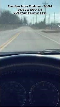 Car Auction Online - 2004 VOLVO S60 2.4 YV1RS61T442412231