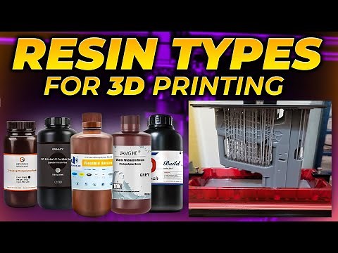 Resin Types for 3D Printing! Part 1