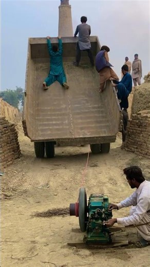 Big container 😱 start diesel engine new experiment