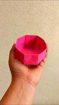 How To Make Paper Bowl Easy 😍