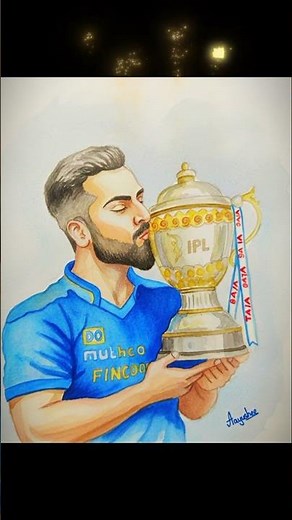 Virat Kohli drawing 😍 💖# IPL2025 #cricketlover #drawingideas #artist