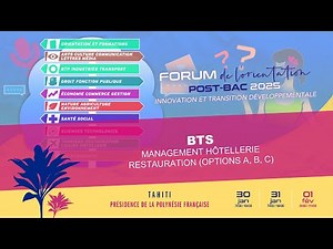 BTS management hôtellerie restauration (options A, B, C) - FR (2025)