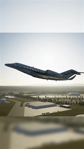 Cessna Citation X take off