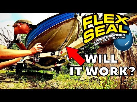 Flex Seal Boat Repair! Does It Actually Work? - As Seen On TV