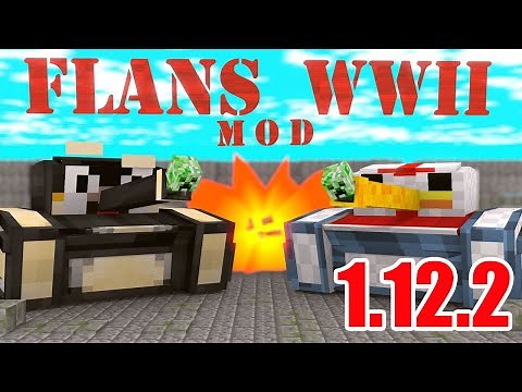 Flan’s World War Two Pack Mod 1.12.2 | Add Guns, Planes, Tanks, Cars In Minecraft 1.12.2